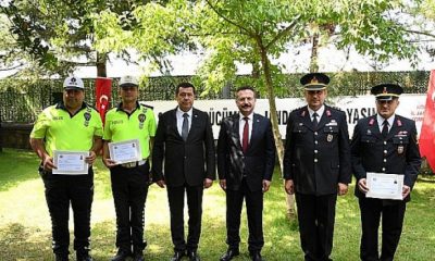 Başarılı polisler ödüllendirildi!