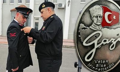 Gazi jandarma için Kocaeli’de tören