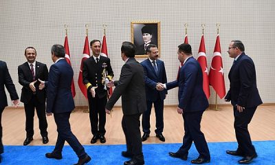 Vali Aksoy, tebrikleri kabul etti