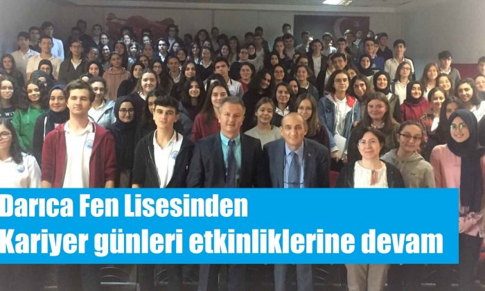 Darıca Fen Lisesinde kariyer günleri devam ediyor!