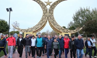 Darıca ailesi sağlık için yürüyor