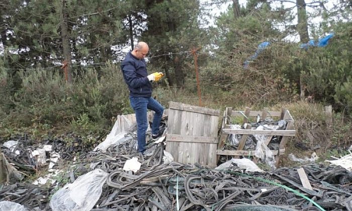 Gebze’de kaçak atığa 5 bin lira ceza!
