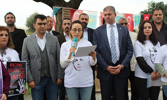 İYİ Parti Gebze, kadına şiddete ‘hayır’ dedi