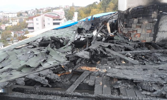 Yangın mağdurlarının çatısı onarılıyor