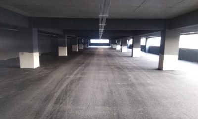 Gebze’deki 7 katlı otoparka asfalt