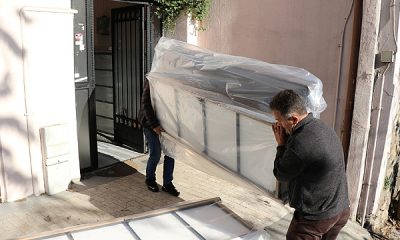 Büyükşehir, yangın mağduru ailenin yardımına koştu