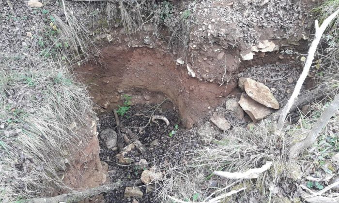 Define avcıları, mahalleyi köstebek yuvasına çevirdi