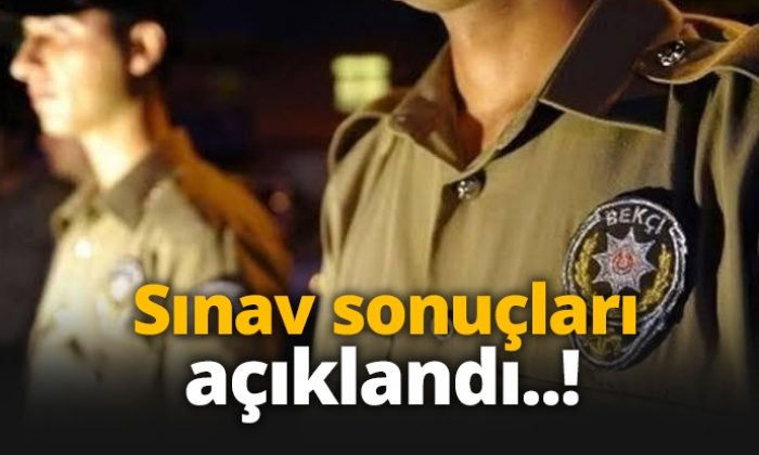 Sınav sonuçları açıklandı