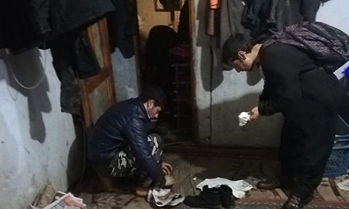 Hurdacıların yanında çalışan 21 kaçak göçmen yakalandı