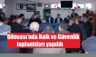 Dilovası’nda halk ve güvenlik toplantıları devam etti!