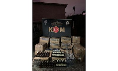 Kocaeli’de kaçak içki operasyonu