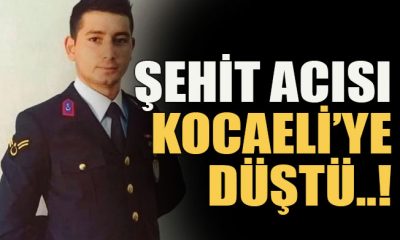 Şehit acısı Kocaeli’ye düştü!