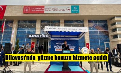 Dilovası’nın ilk yüzme havuzu hizmete açıldı