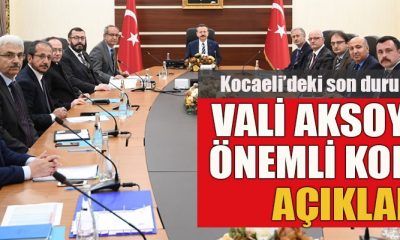 Vali Aksoy’dan önemli korona açıklaması