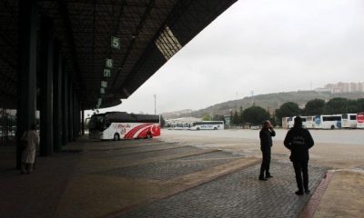 Şehirlerarası otobüs terminali boş kaldı