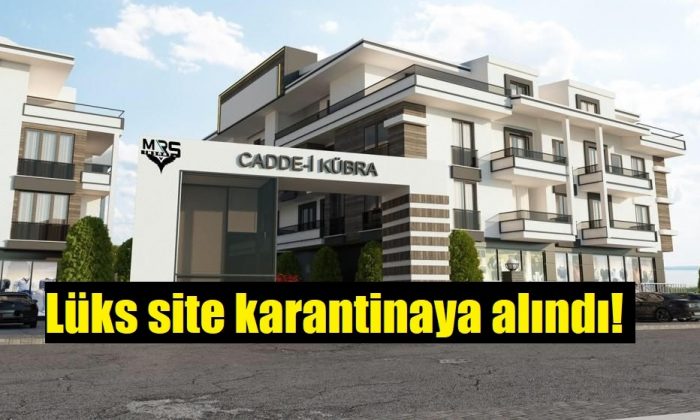 Kartepe’de bu lüks sitedeki 16 aile  karantinaya alındı