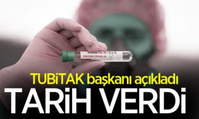 TÜBİTAK Başkanı Mandal, aşı ve ilaç için tarih verdi