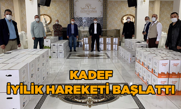 Ağrılılar  KADEF ile  İyilik Hareketi başlattı