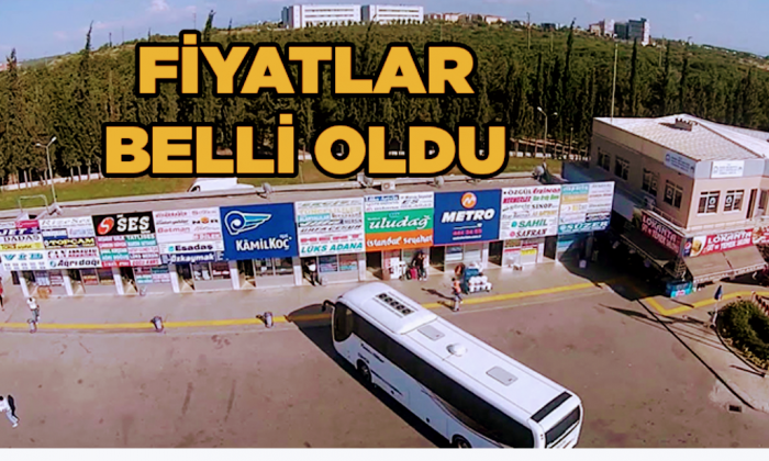 Otobüs bilet fiyatları belirlendi