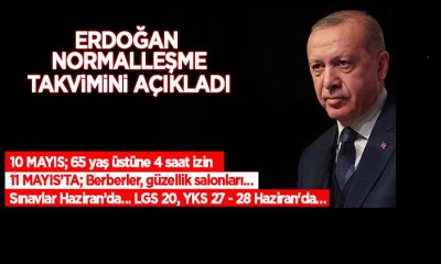 Normalleşmeye gidecek süreci açıkladı!