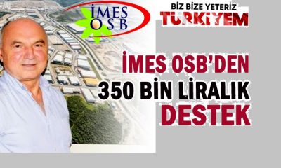 İMES OSB’den büyük destek