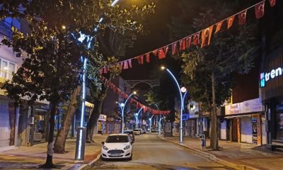 Zincirlikuyu Caddesi ışıl ışıl oldu