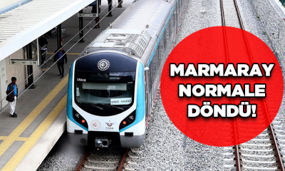 Marmaray normale döndü!