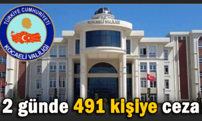 Kocaeli’nde kurallara  uymadılar cezayı yediler.
