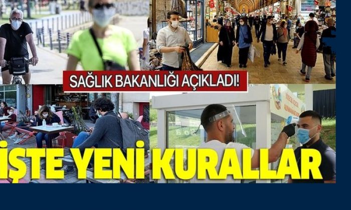 Sağlık Bakanlığı yenİ koronavİrüs kurallarını açıkladı