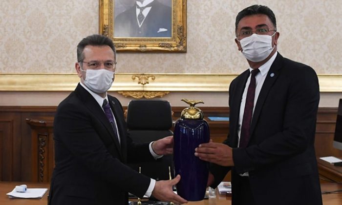 Şanbaz Yıldız’dan Vali Aksoy’a veda ziyareti