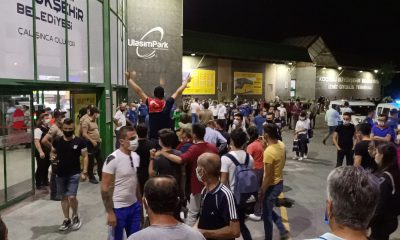 İzmit’te asker uğurlama töreninde sosyal mesafe unutuldu