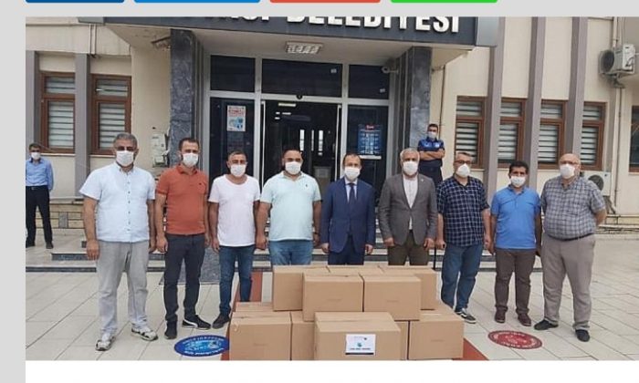 Dilovası’nda işbirliğiyle maskelerin dağıtımı yapıldı