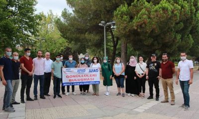 AFAD Gönüllüleri deprem için toplandı