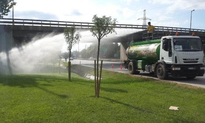 Kocaeli’de ağaçlar susuz kalmıyor