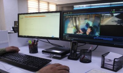 Kocaeli’de halk otobüsünde maske takmayan yolcular kameralarla tespit ediliyor