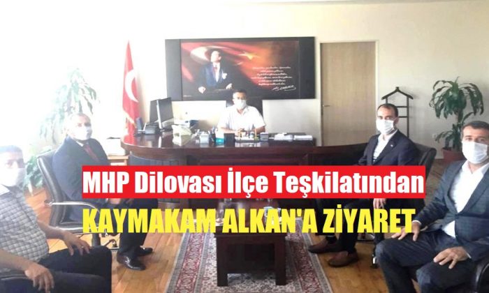MHP Dilovası İlçe Teşkilatından Kaymakam Alkan’a Ziyaret