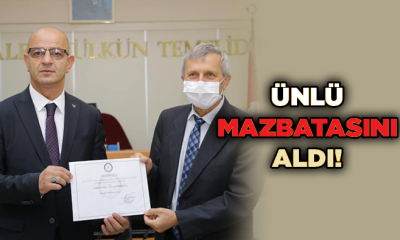 MHP Kocaeli İl Başkanı Ünlü mazbatasını aldı!