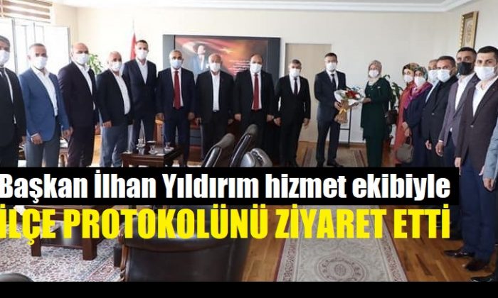 Ak Parti İlçe Başkanı Yıldırım, Ekibiyle Protokolü Ziyaret Etti!