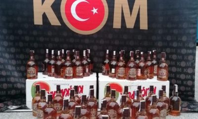 Kocaeli’de sahte içki operasyonu! Onlarca litre ele geçirildi…
