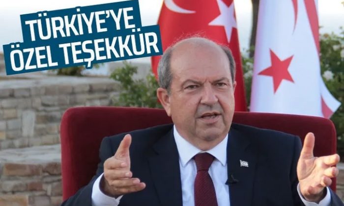 KKTC’nin yeni seçilen Cumhurbaşkanı Tatar’dan Türkiye’ye özel teşekkür!