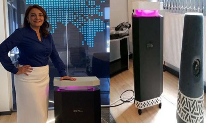 Gebzeli iş kadınından virüsü yok eden cihaz