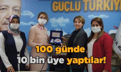 AK Kadınlar 100 günde 10 bin üye yaptı!