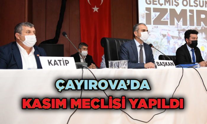 Çayırova Belediyesinde  Kasım Meclisi yapıldı