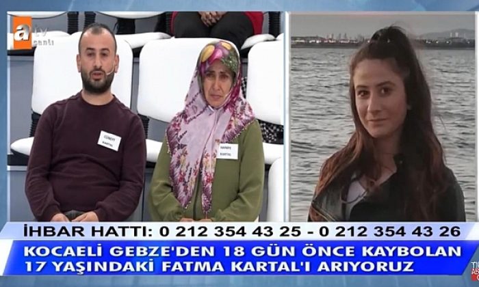 Gebzeli Fatma Kartal bulundu!