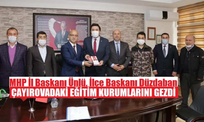 Çayırova’nın okullarını karış karış gezerek sorunlarını dinlediler!