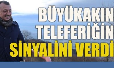Tahir Büyükakın teleferiğin sinyalini verdi