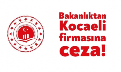 Bakanlıktan Kocaeli firmasına ceza