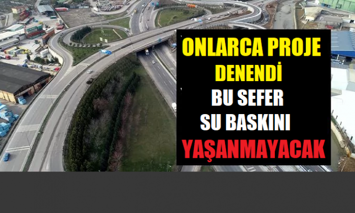 Batı Kavşağındaki su baskınlarını  Büyükşehir Belediyesi çözüyor!