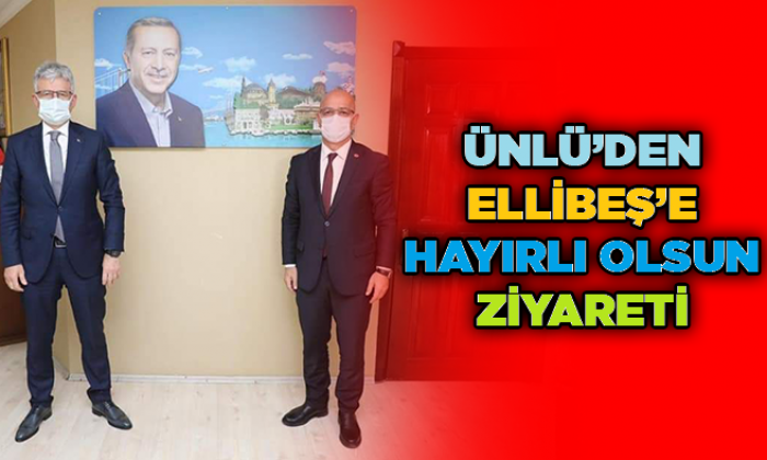 MHP İl Başkanı Ünlü’den, AK Parti İl Başkanı Ellibeş’e hayırlı olsun ziyareti