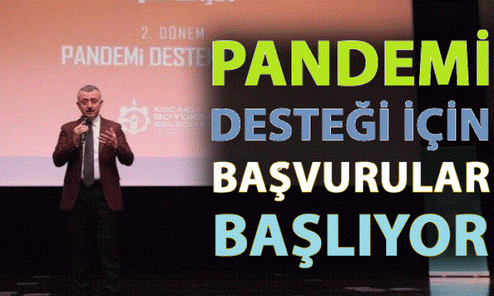 Pandemi desteği için başvurular başlıyor
